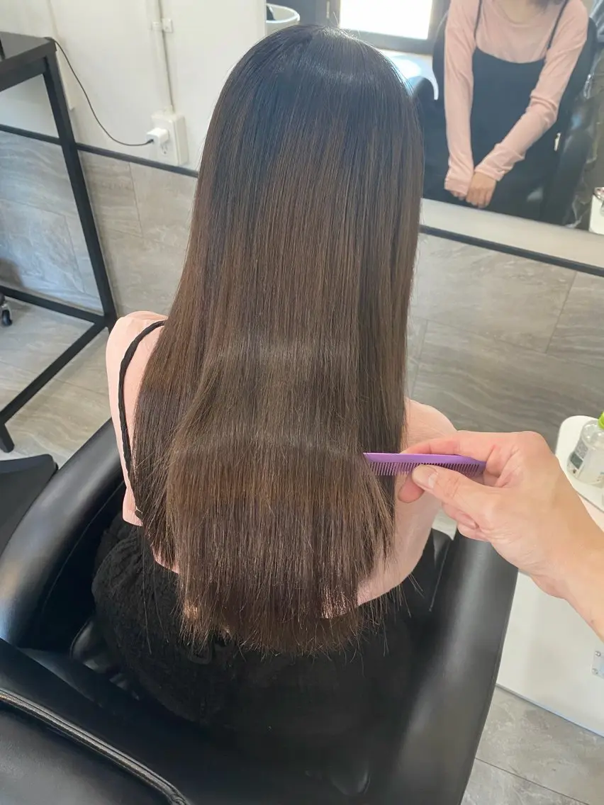 ロング ヘアアレンジ 髪質改善 トリートメント ブリーチ/髪質改善/ メンズ/ KOKIのヘアスタイル