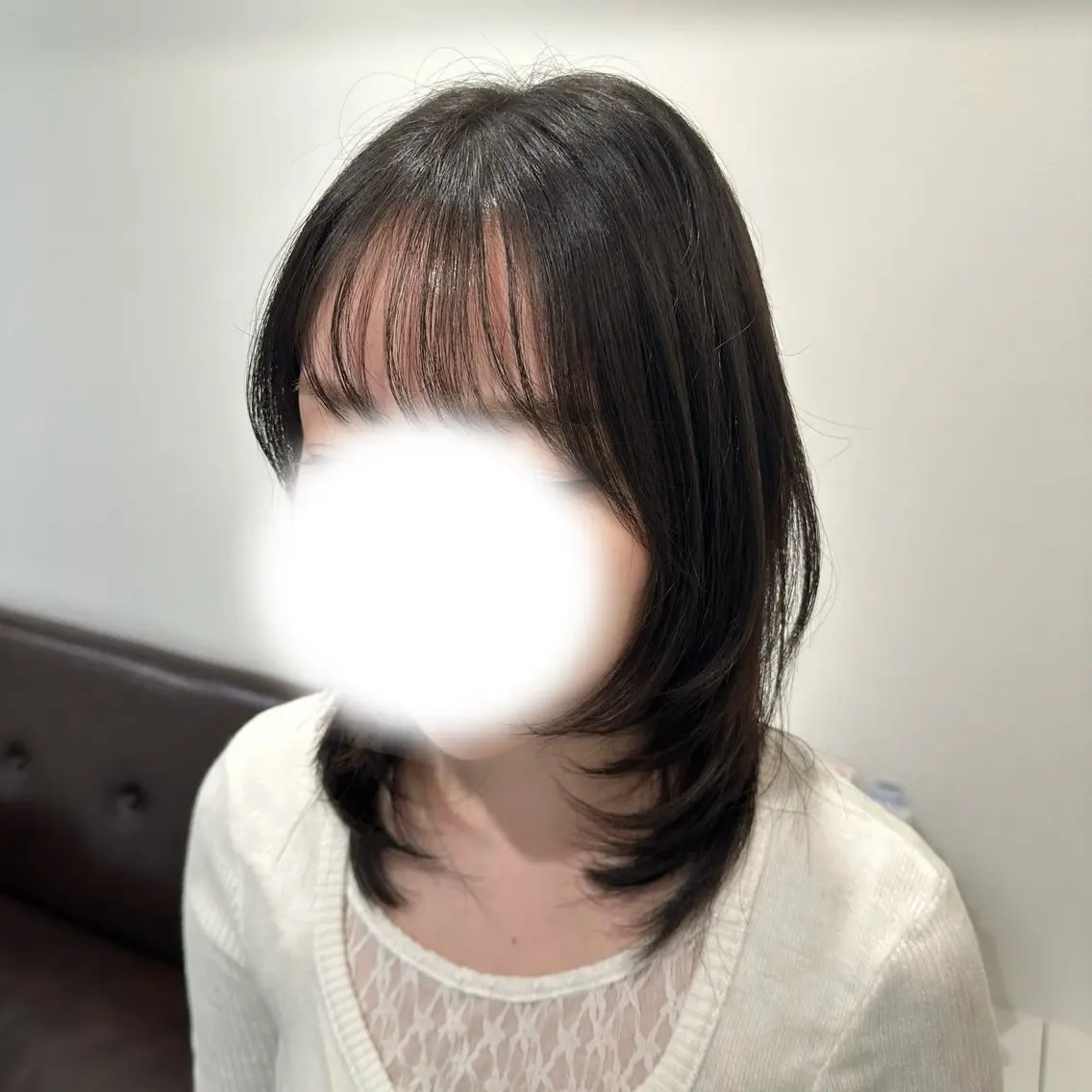 ミディアム ミディアムレイヤー 顔周りカット 韓国風ヘア レイヤーカット 小顔カット nana l 韓国スタイル౨ৎのその他イメージ