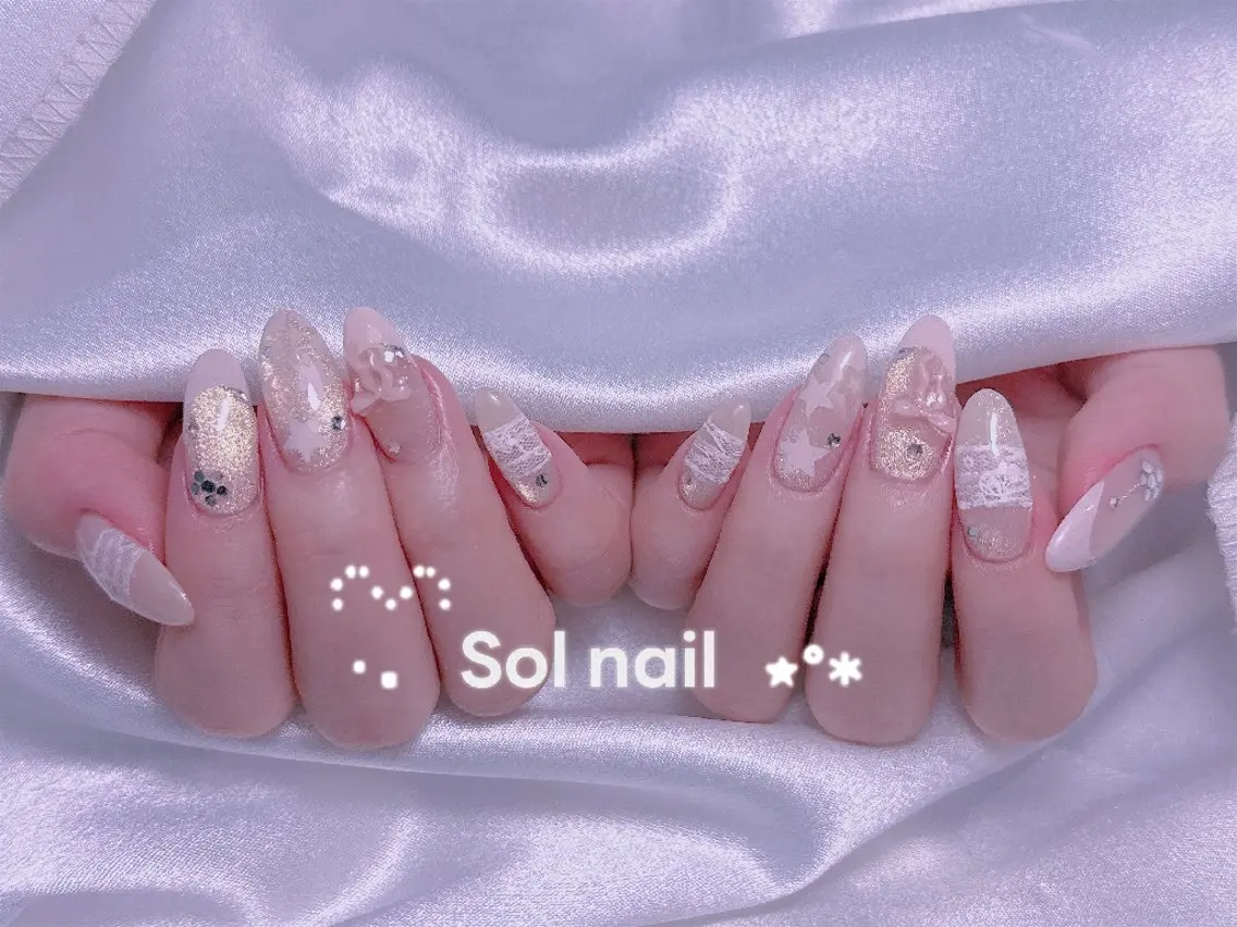 ネイル ハンドネイル ハンドケア Sol Nail ミネのネイルデザイン