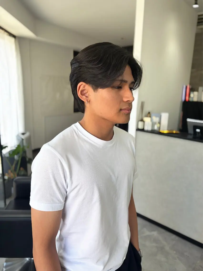 メンズ カット ♡うる艶透明感 久留米 RAN🤍のヘアスタイル