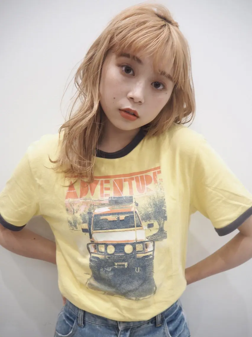 ロング カラー 💛🤍U too e’s /店長🧸のヘアスタイル