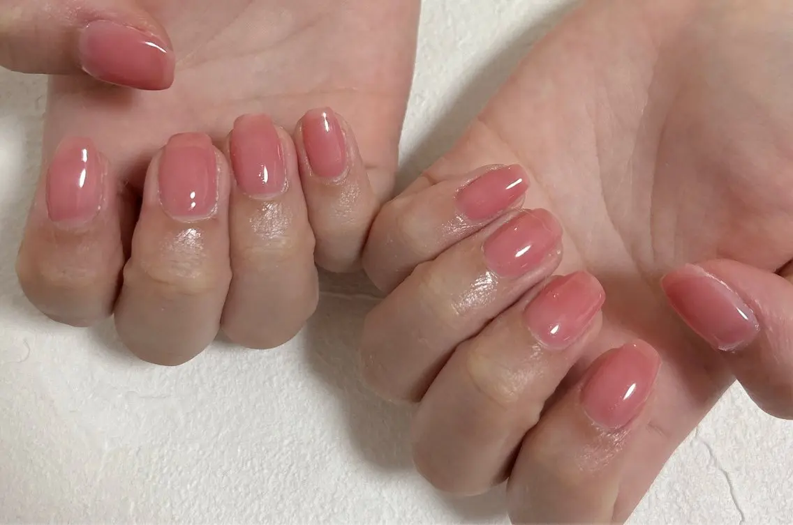 ネイル オーロラネイル フットネイル フレンチネイル ジェルネイル 韓国ネイル ハンドネイル mogunail &blowのネイルデザイン