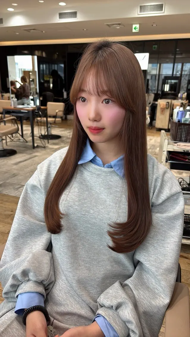 ロング レイヤーカット ロング ヘアアレンジ /カラー和田茉日琉のヘアスタイル