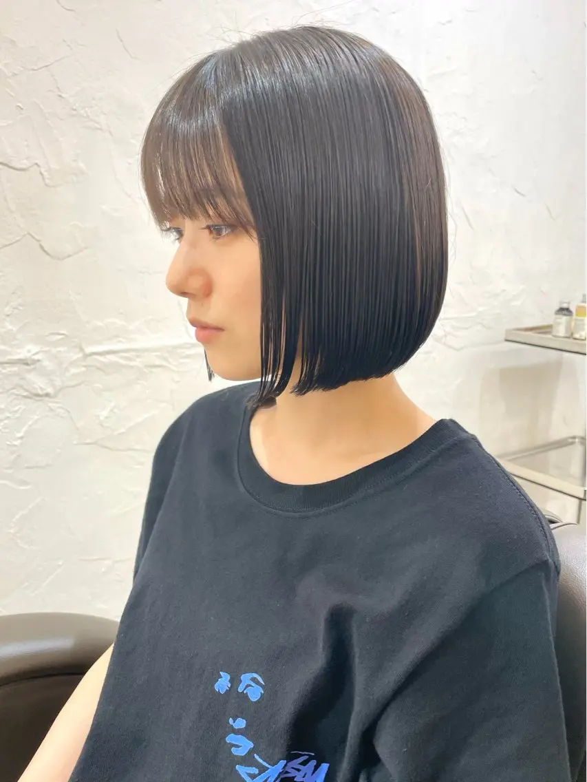 ショート カット ヘッドスパ 髪質改善 縮毛矯正/ レイヤー/銀座/本木のヘアスタイル