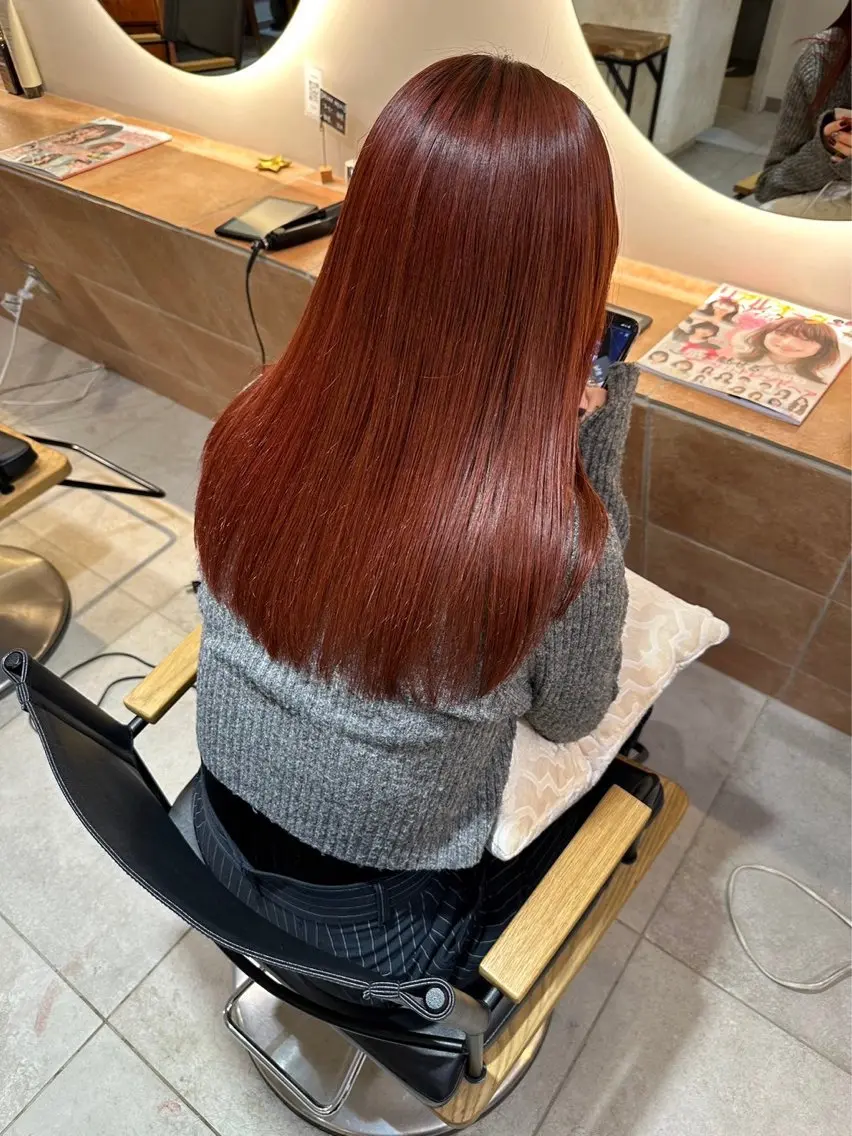 ブリーチリタッチ+ワンカラー+4stepトリートメント🫧の写真