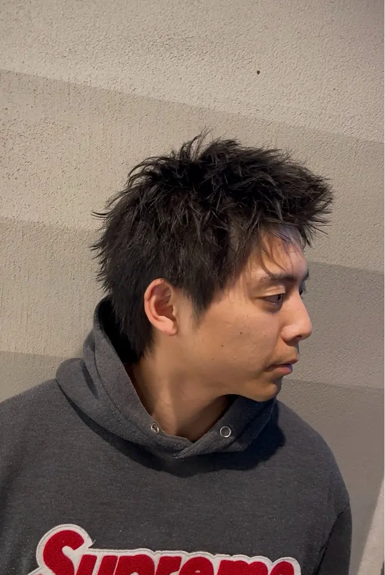 ショート パーマ カット パーマ 【再現性120%】 🔥龍也リュウヤ🔥のヘアスタイル