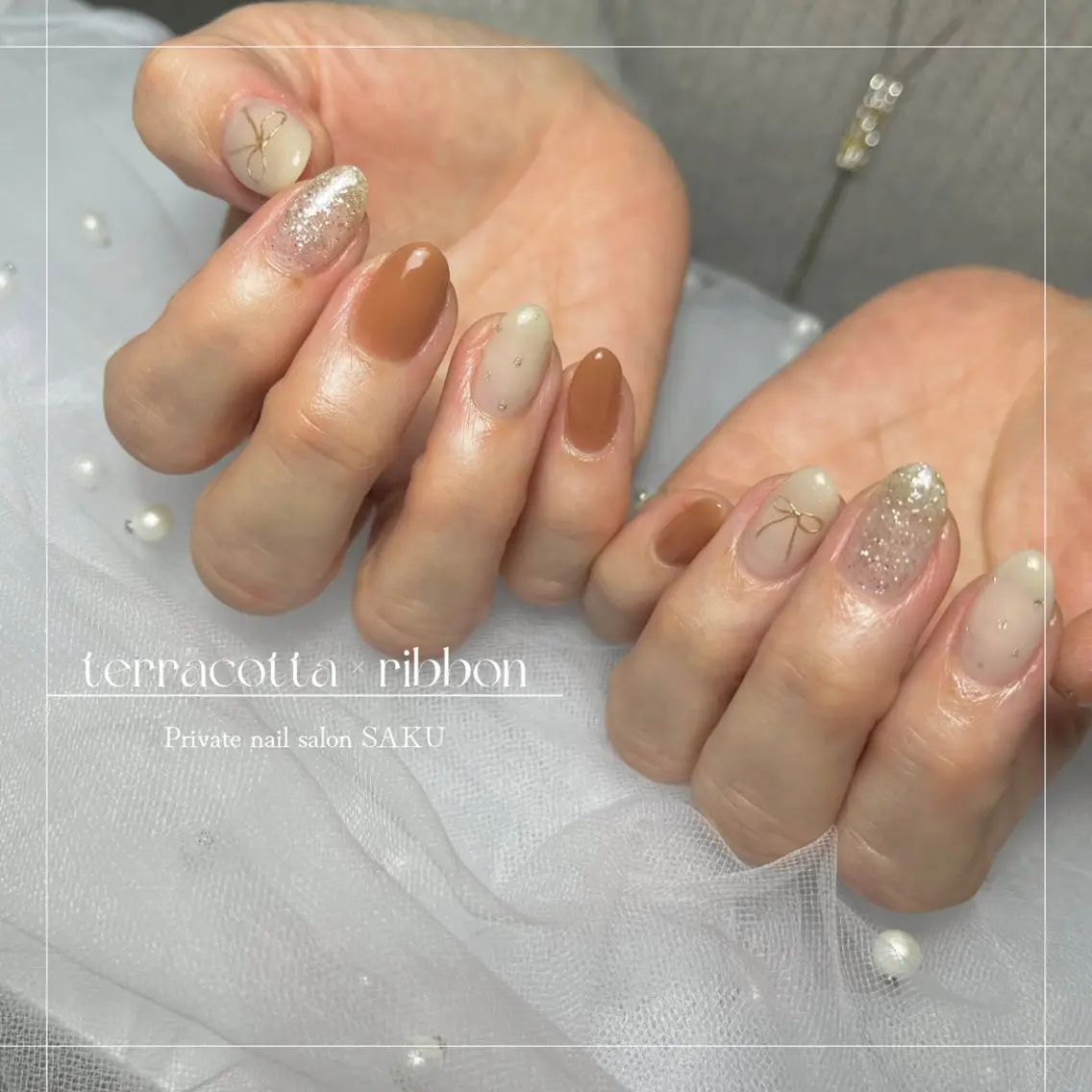 ネイル 春ネイル SAKU nail 作島茜のネイルデザイン