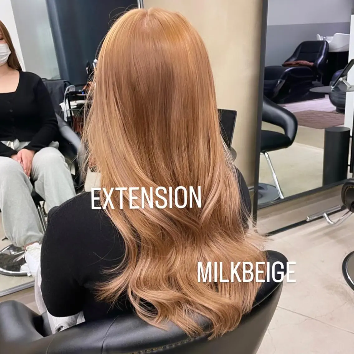 ロング カラー ヘアカラー エクステ エクステ🩵ブリーチ 韓国ヘア🩵KAEのヘアスタイル