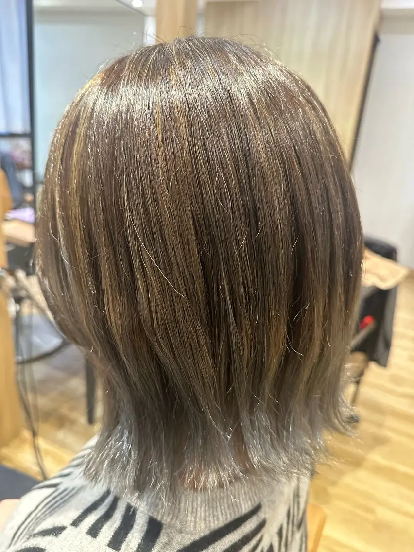 ミディアム カラー カット ヘアカラー パーマ 縮毛矯正 トリートメント ヘッドスパ ✨✂️Nori ✂️✨のヘアスタイル