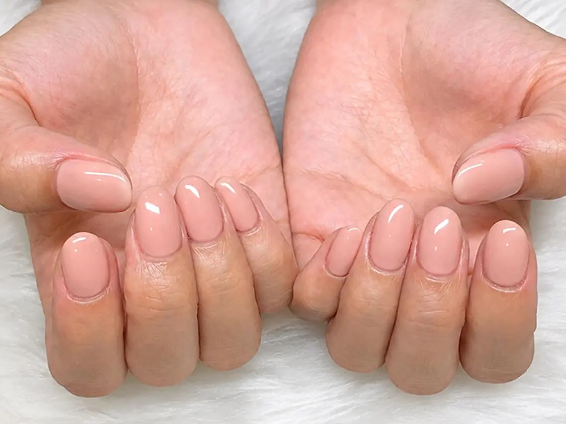 ネイル ワンカラーネイル ピンク ハンドネイル Airi. kのネイルデザイン