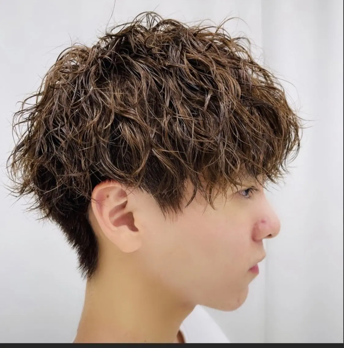メンズ カット パーマ matiz 権野 元紹のヘアスタイル
