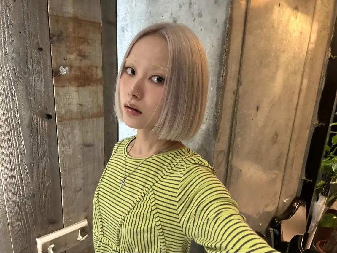 ショート カラー カット haruka /透明感カラー 暖色のヘアスタイル
