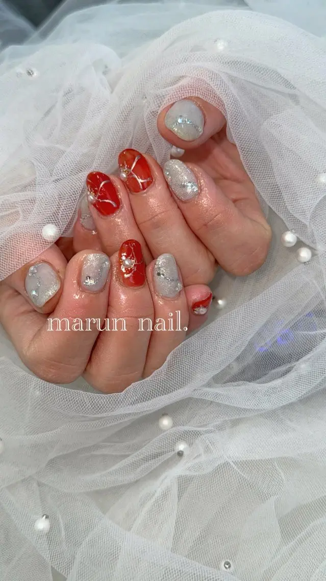 ネイル ハンドネイル marun._ megumi.のネイルデザイン
