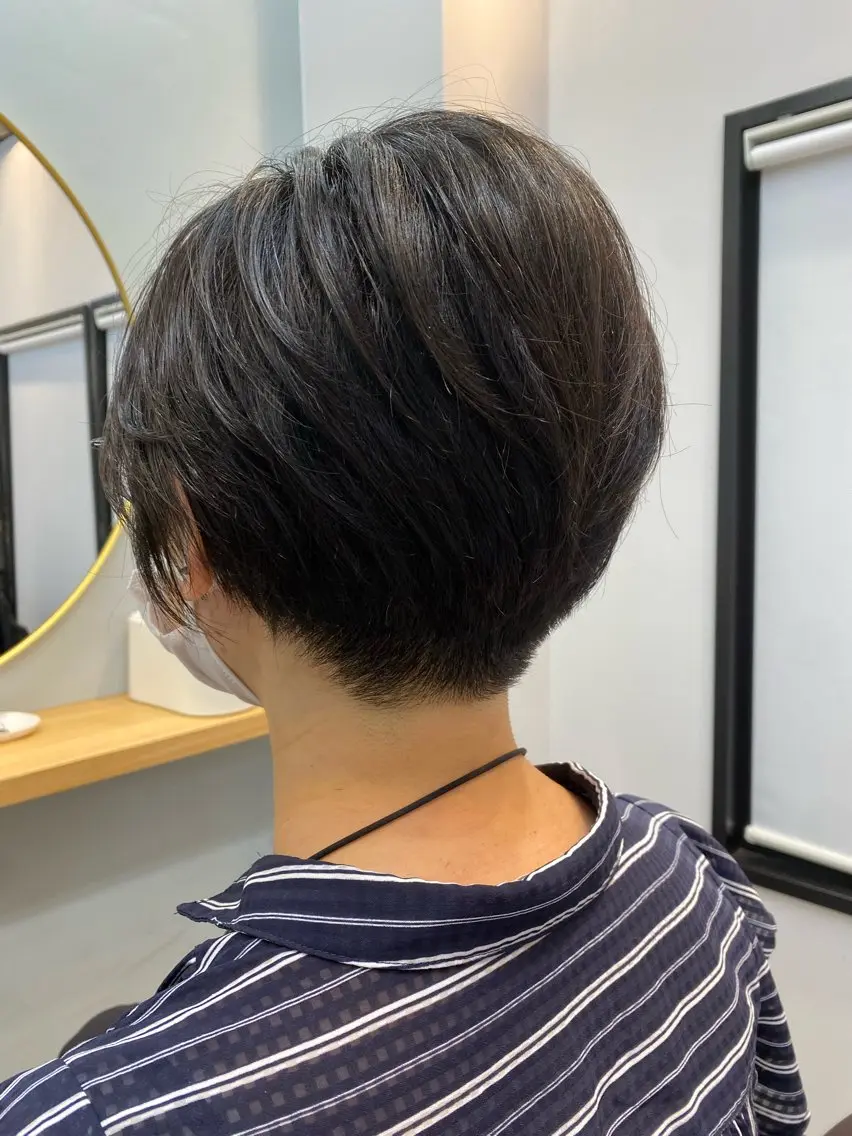 ショート 似合わせカット カット a-o岡野　こやま しんぺいのヘアスタイル