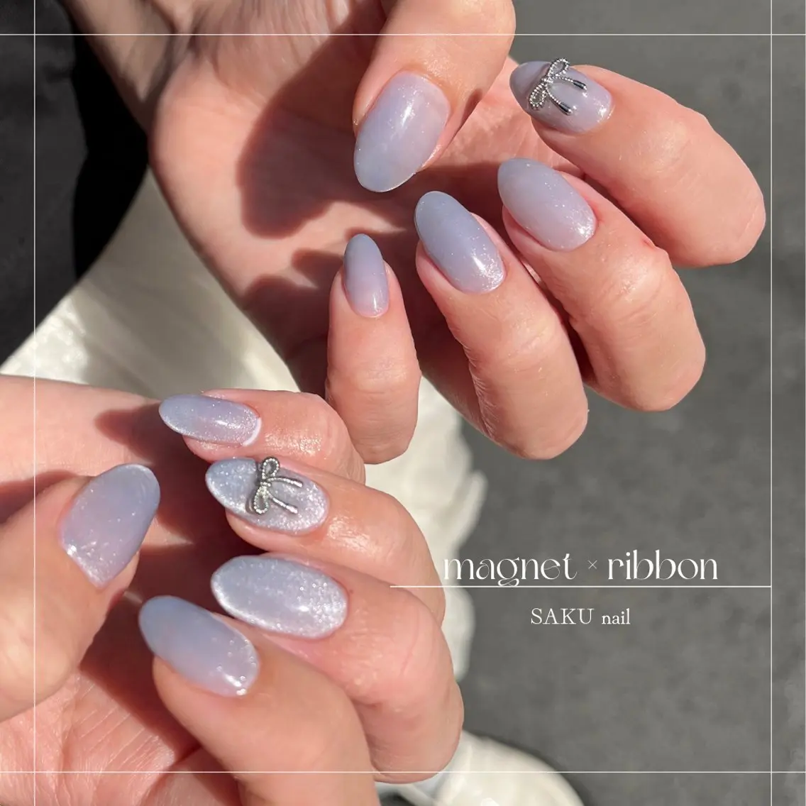 ネイル ニュアンスネイル シンプルネイル ハンドネイル SAKU nail 作島茜のネイルデザイン