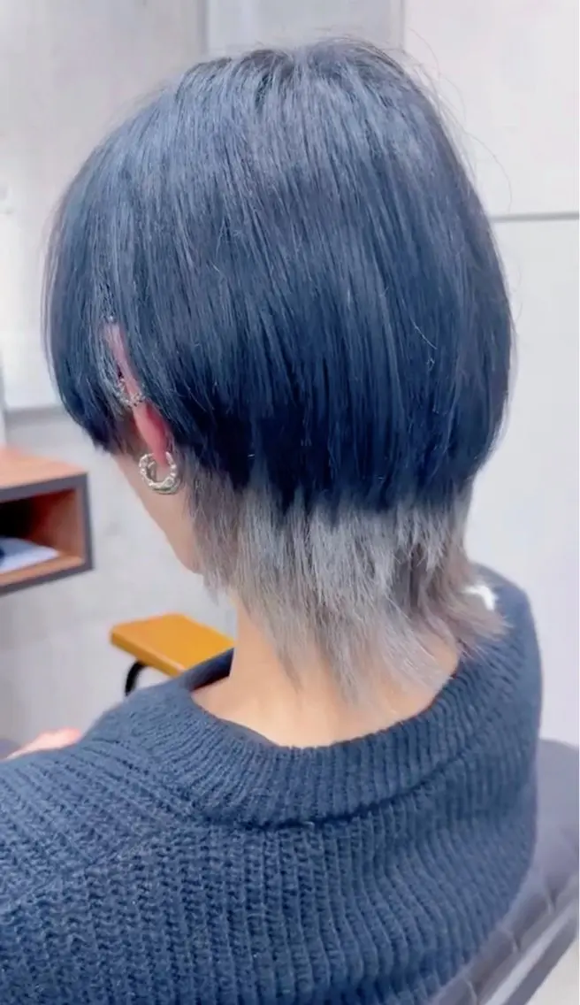 カラー メンズ カット ヘアカラー 遠藤 千陽のヘアスタイル