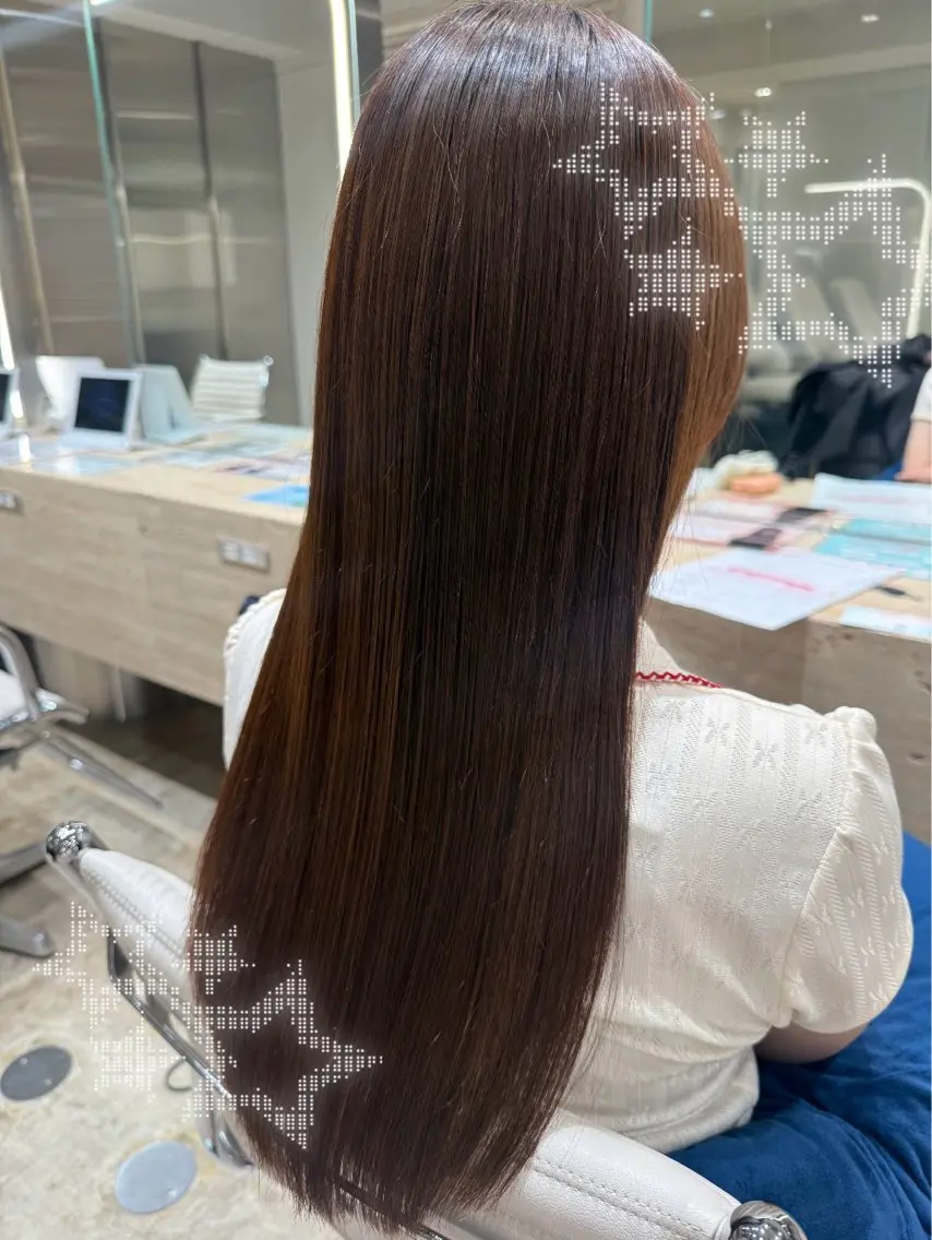 ロング 髪質改善 縮毛矯正 縮毛矯正 🌟美髪矯正🌟 yuriaのヘアスタイル
