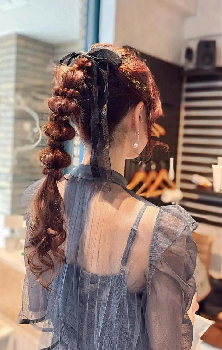 ヘアアレンジ 結婚式・ブライダル Noe' Akariのヘアスタイル