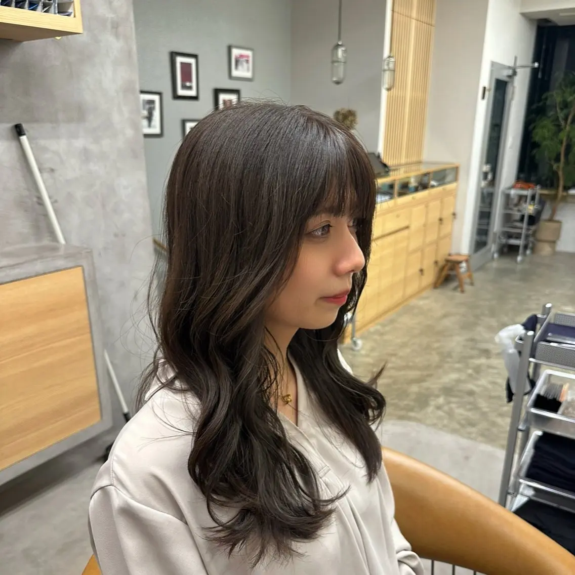 ロング カラー 艶髪/透明感カラー ヤマダモモカのヘアスタイル