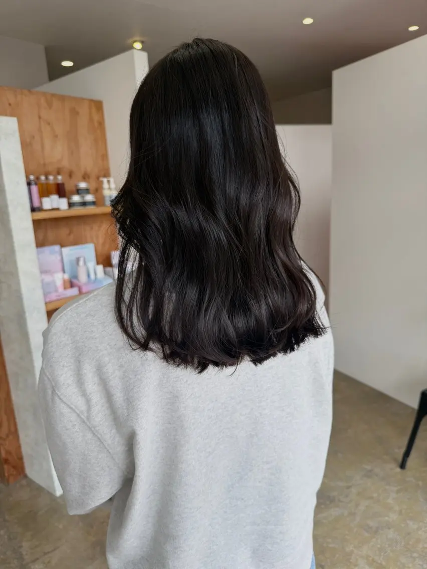 ミディアム カラー ヘアカラー __ komariのヘアスタイル