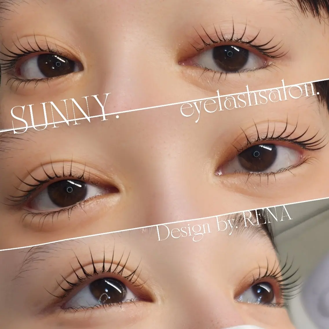 マツエク・マツパ マツパ SUNNY.☀ RENAのマツエク・マツパデザイン