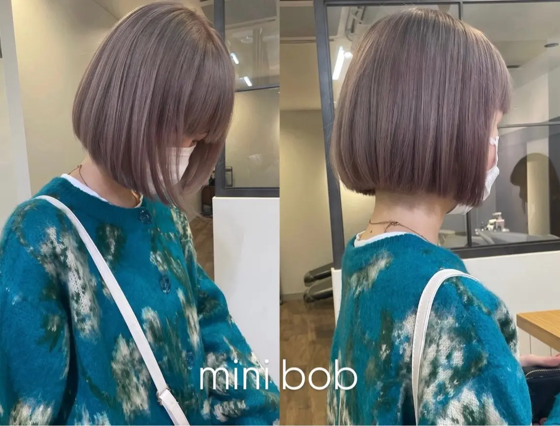 ショート miku/天神ボブ 艶カラーのヘアスタイル