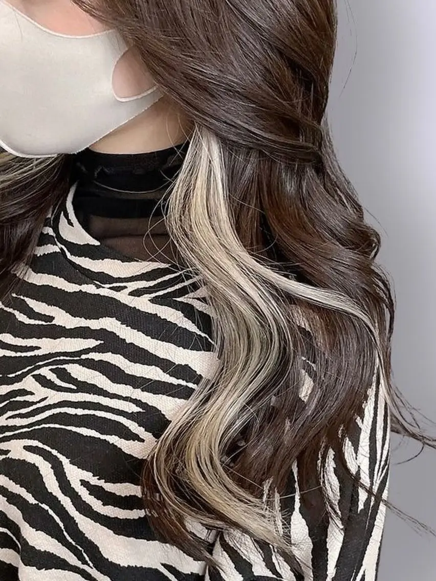ロング カット ヘアカラー 【明石の艶髪神様】 染澤尋統のヘアスタイル