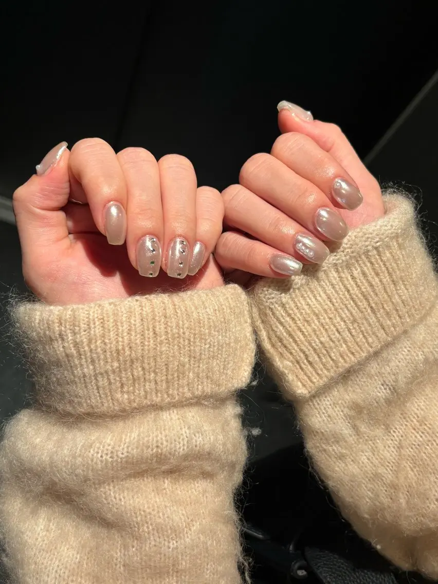 ネイル アートネイル フレンチネイル ジェルネイル 韓国ネイル 持ち込み ボニー Coco nailのネイルデザイン