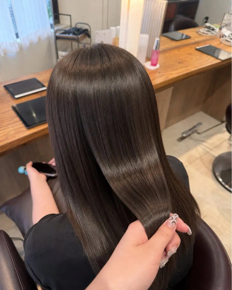 縮毛矯正 ミゾエ ミレイ/ 大井町 モデル募集中のヘアスタイル