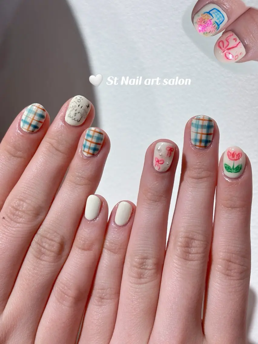 ネイル ハンドネイル St Nail Art Salonのネイルデザイン