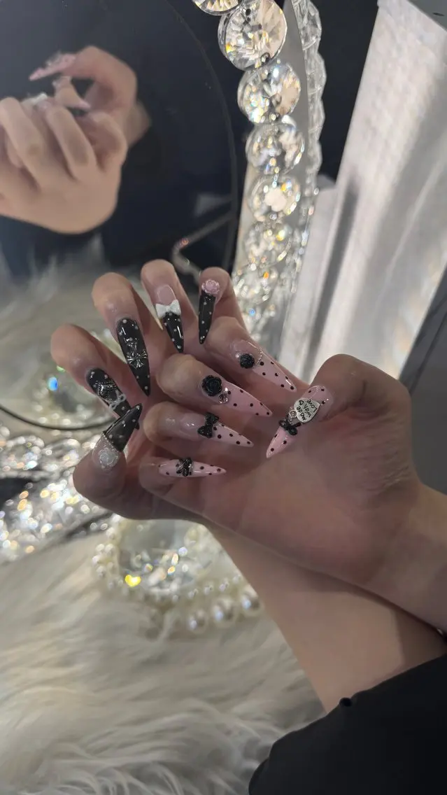 デザイン持ち込みコース🤍🎀の写真