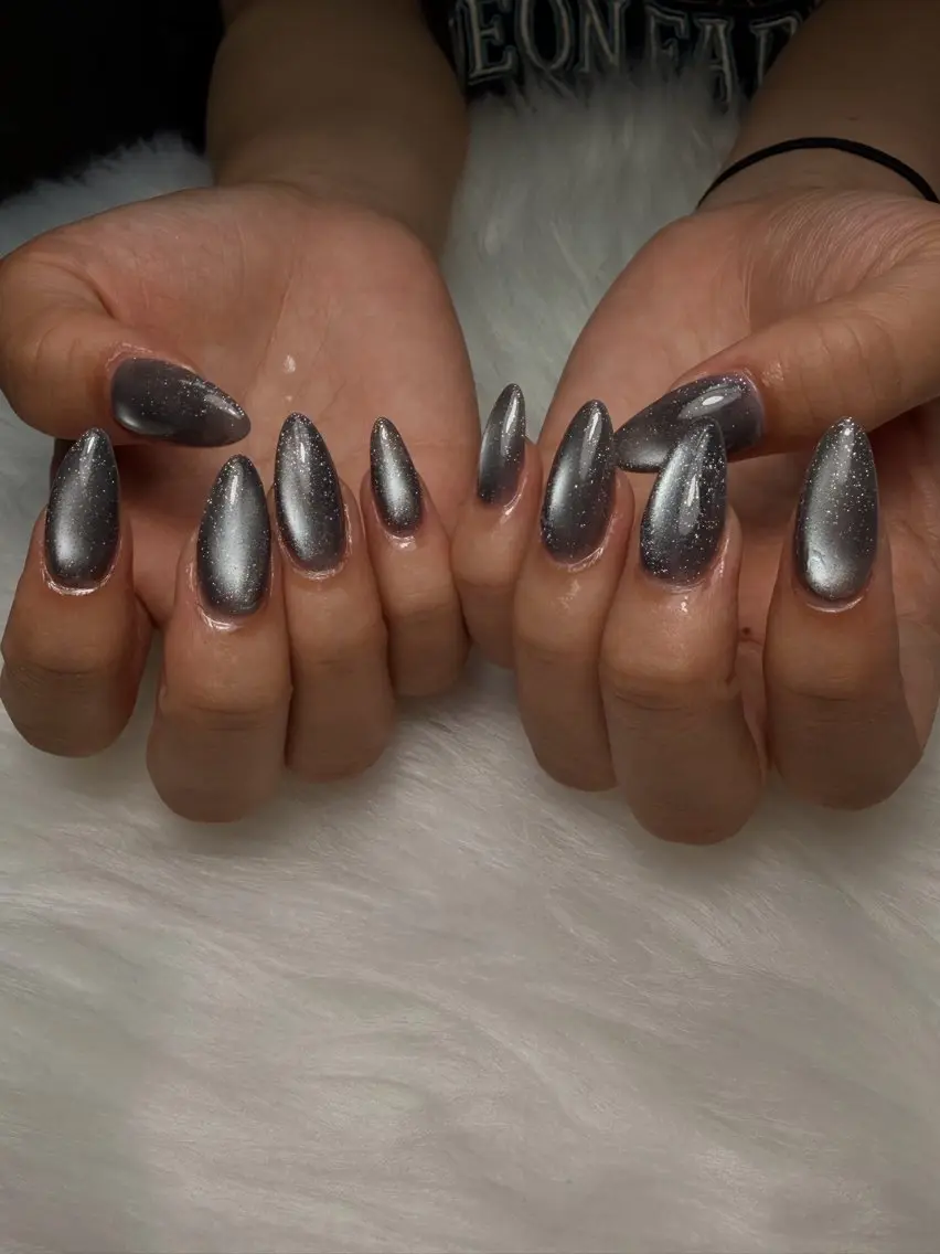 ネイル 長さ出し マグネットネイル ワンカラーネイル ハンドネイル Mano Nailのネイルデザイン