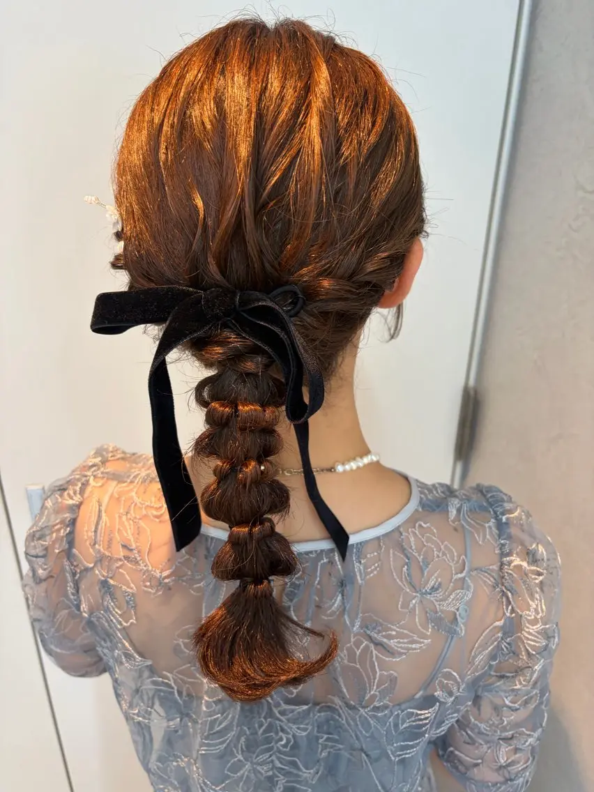 セミロング ヘアセット 🎀asumi🍓 モデル様募集中🎀のヘアスタイル