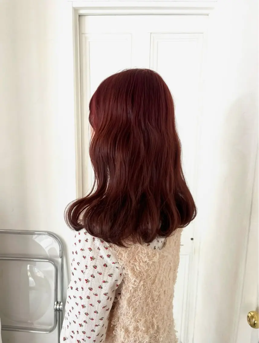 カラー ブラウンカラー ピンクカラー ヘアカラー みゆう 🎀のヘアスタイル