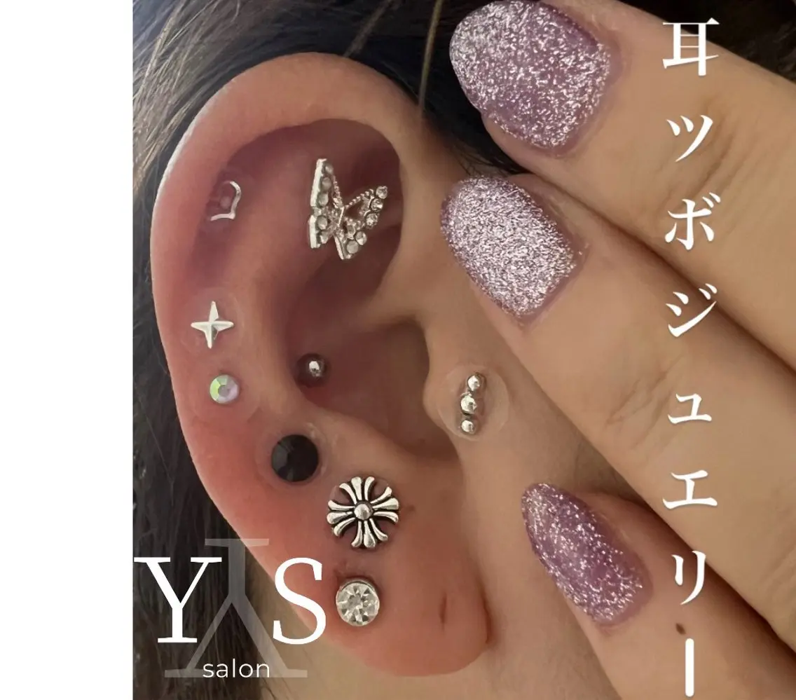 耳ツボジュエリー💎12粒の写真