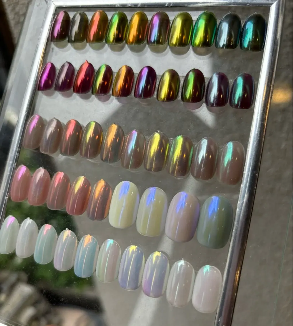 【hand】🫧オフなし🫧 オーロラネイル🌈の写真