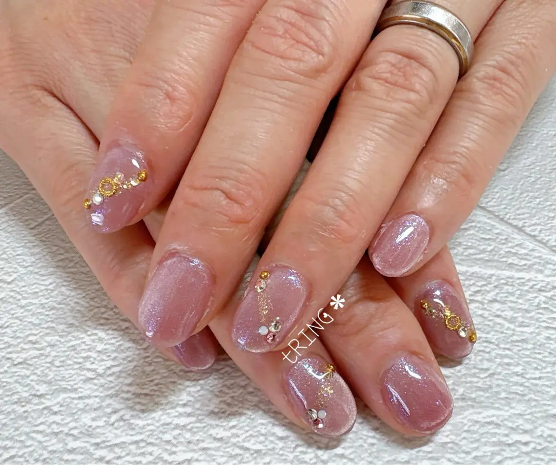 ネイル ハンドネイル tRING＊ しいの木台のネイルデザイン