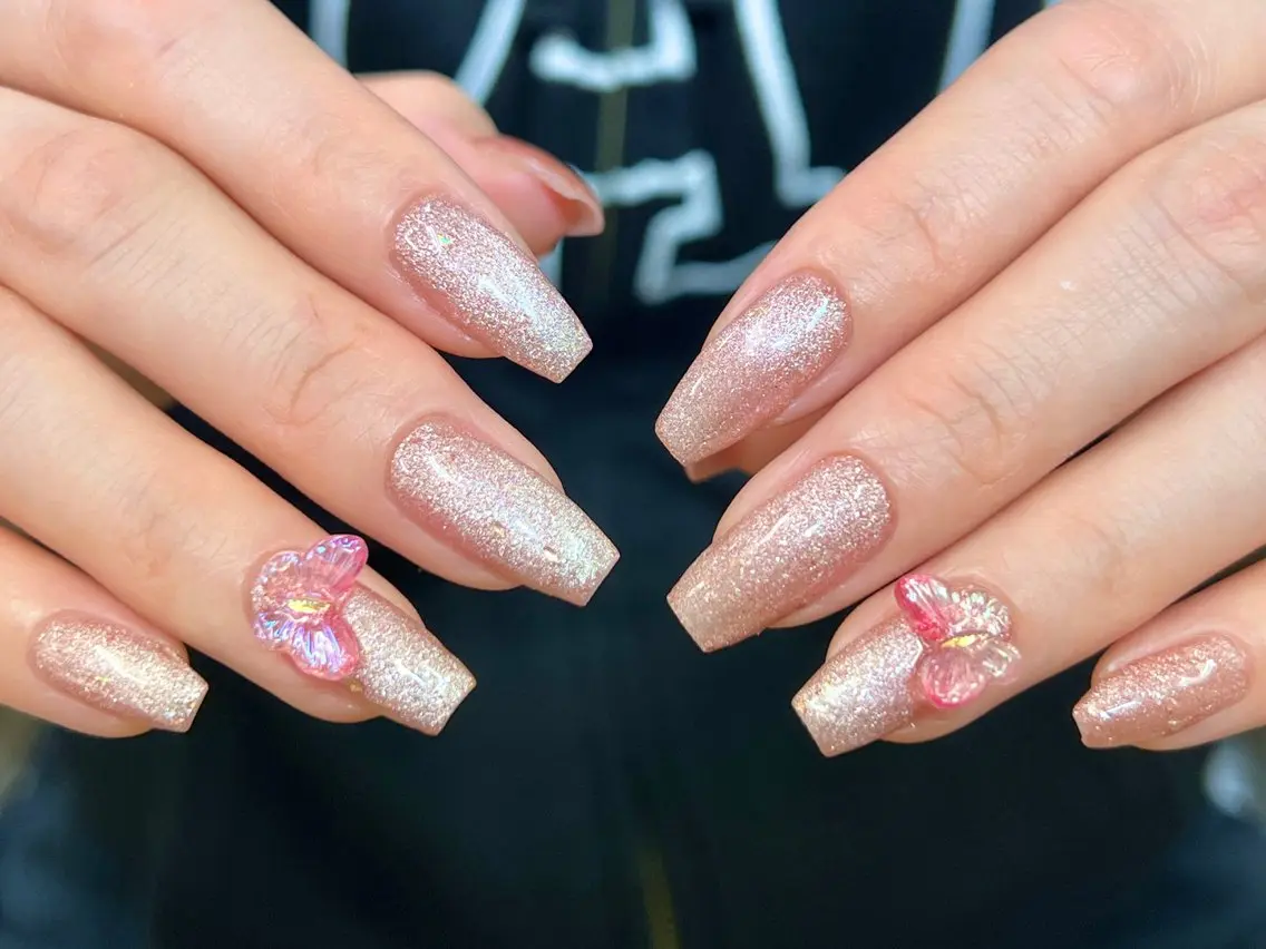 ネイル ロングネイル マグネットネイル ワンカラーネイル ハンドネイル Painty nailのネイルデザイン