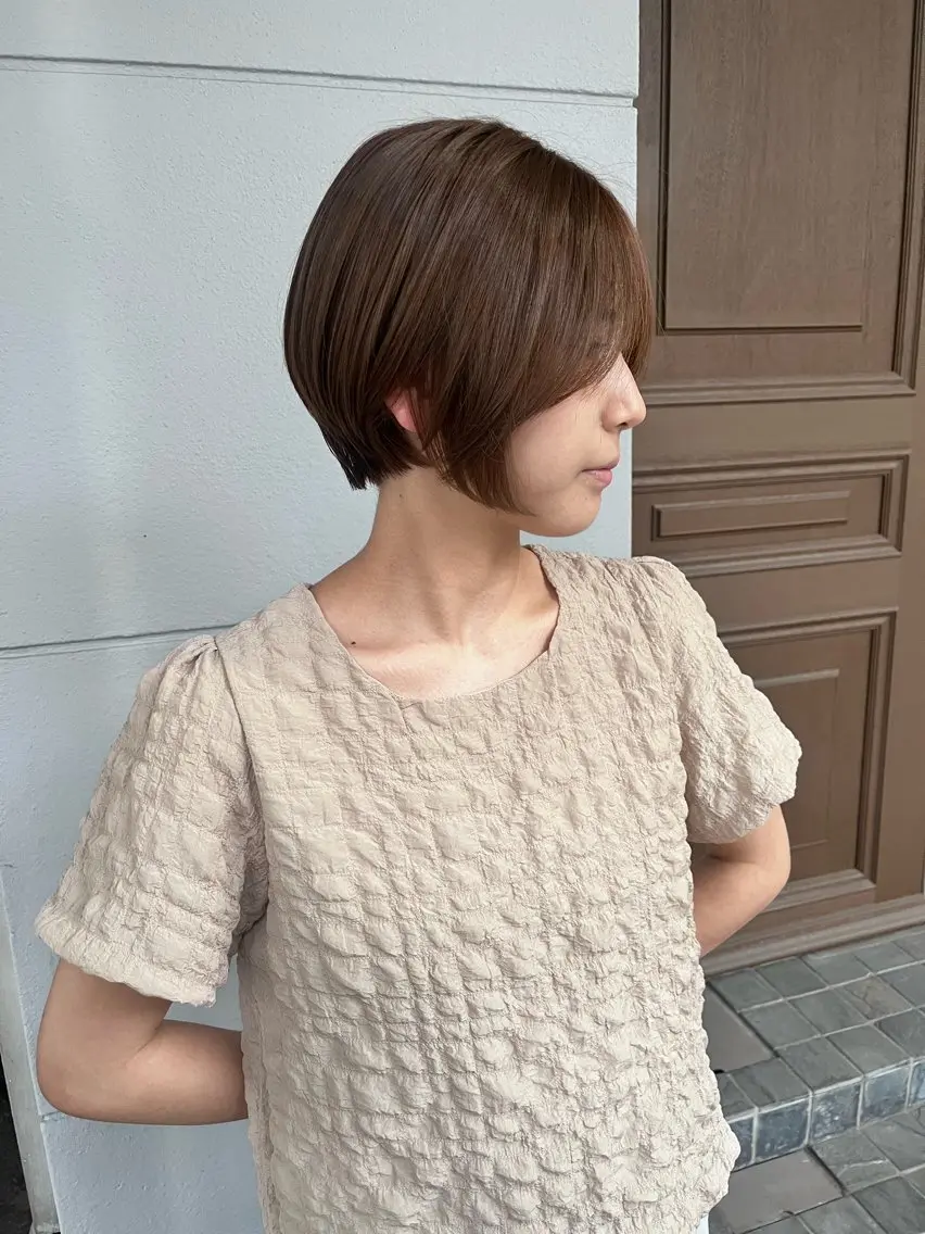 ショート ショートヘア カット トリートメント niko RINKAのヘアスタイル