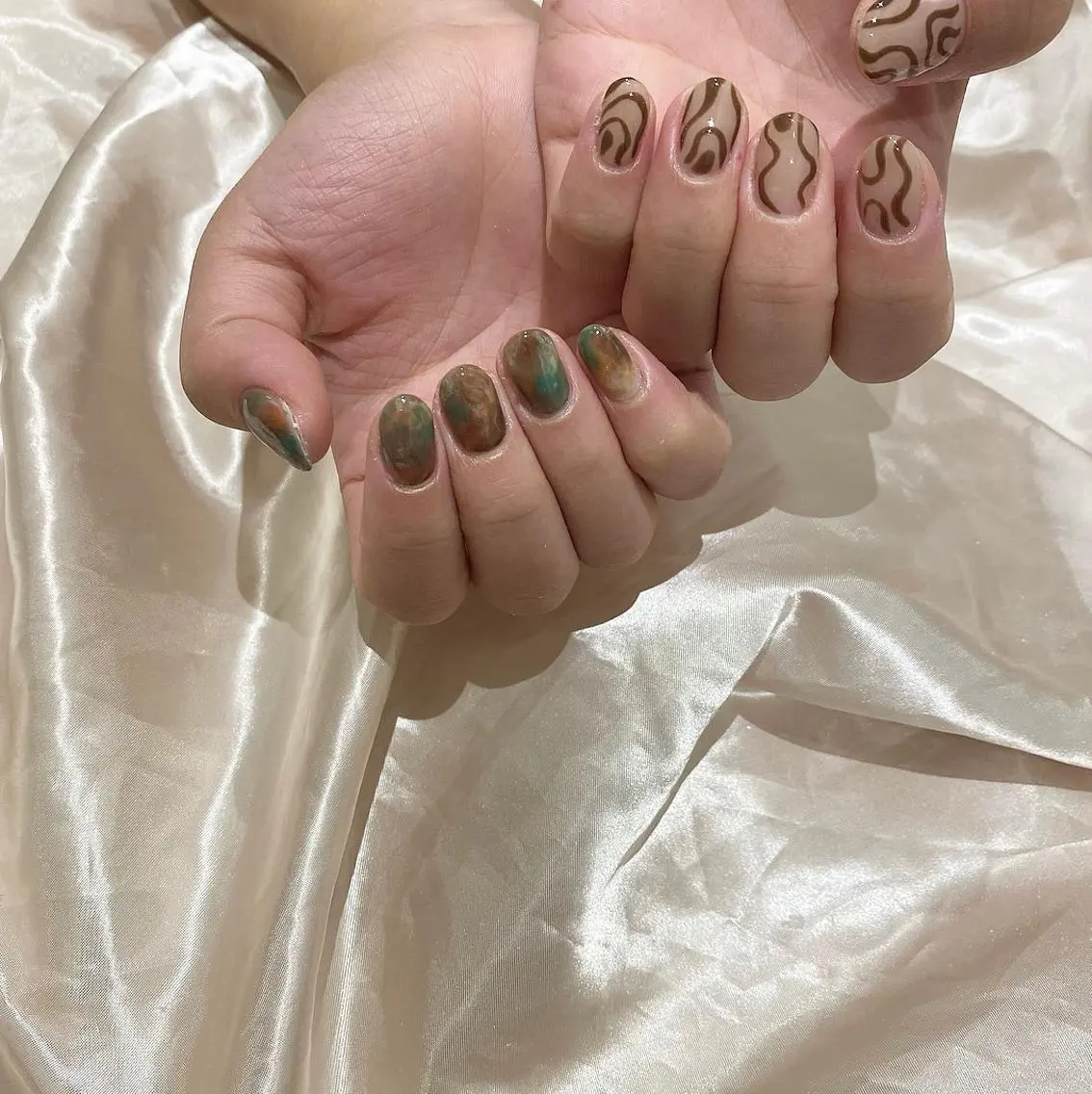 ネイル ハンドネイル Mitsunaka rieのネイルデザイン