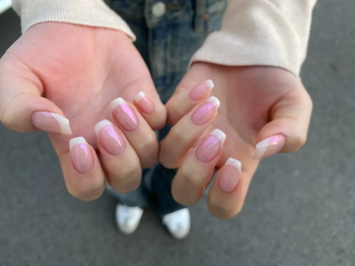 ※オフ込み※ フレンチor グラデーション(ベースカラー追加ok.)の写真