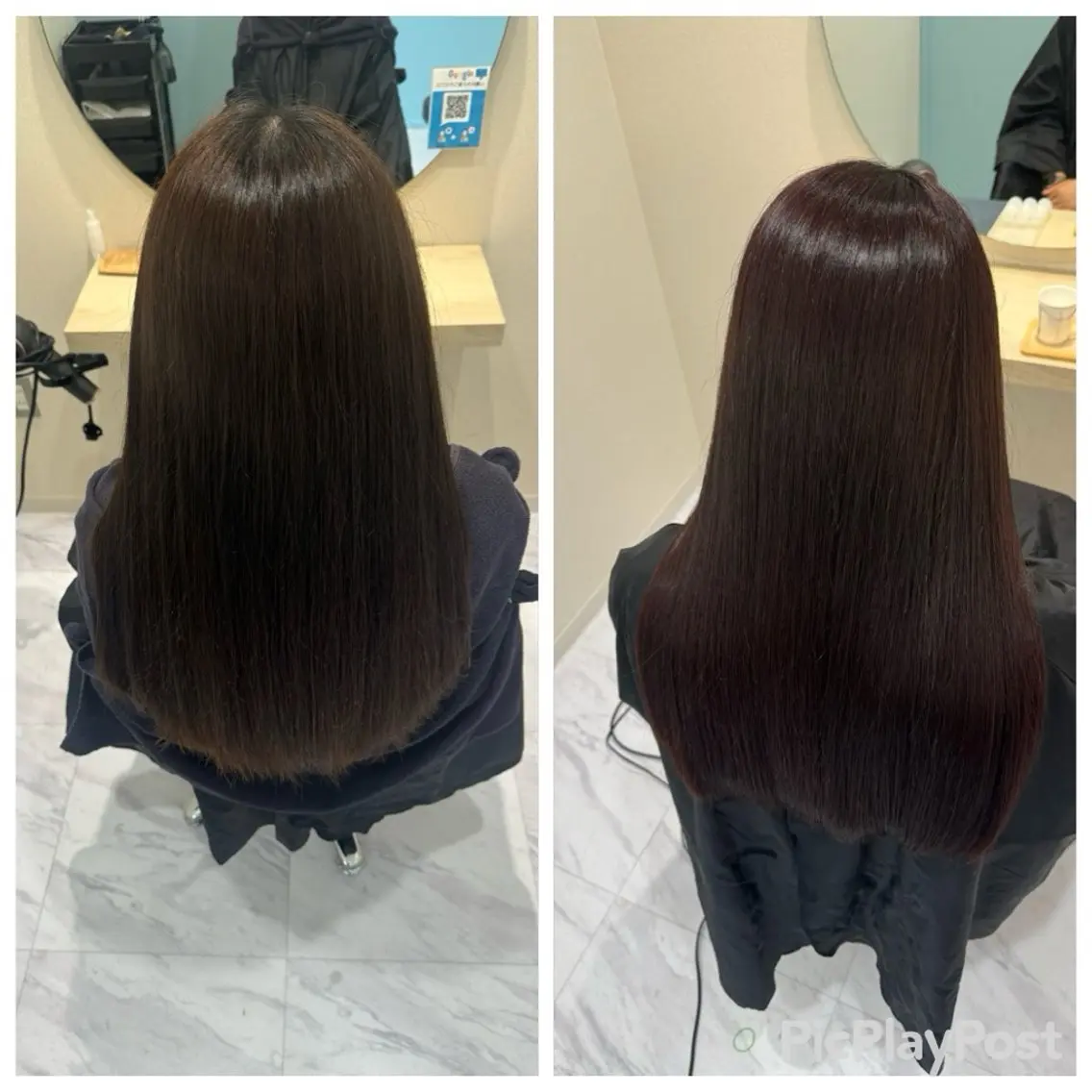 ロング 縮毛矯正 トリートメント 丹野 圭太のヘアスタイル