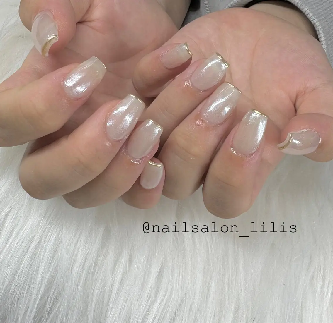 ネイル ブライダルネイル ハンドネイル nailsalon Lilisのネイルデザイン
