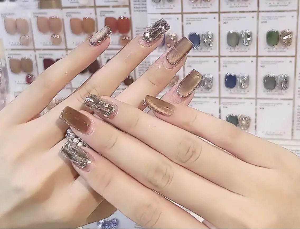 ネイル チークネイル フットネイル フレンチネイル ジェルネイル ガラスフレンチ ハンドネイル Nikosalon rikoのネイルデザイン