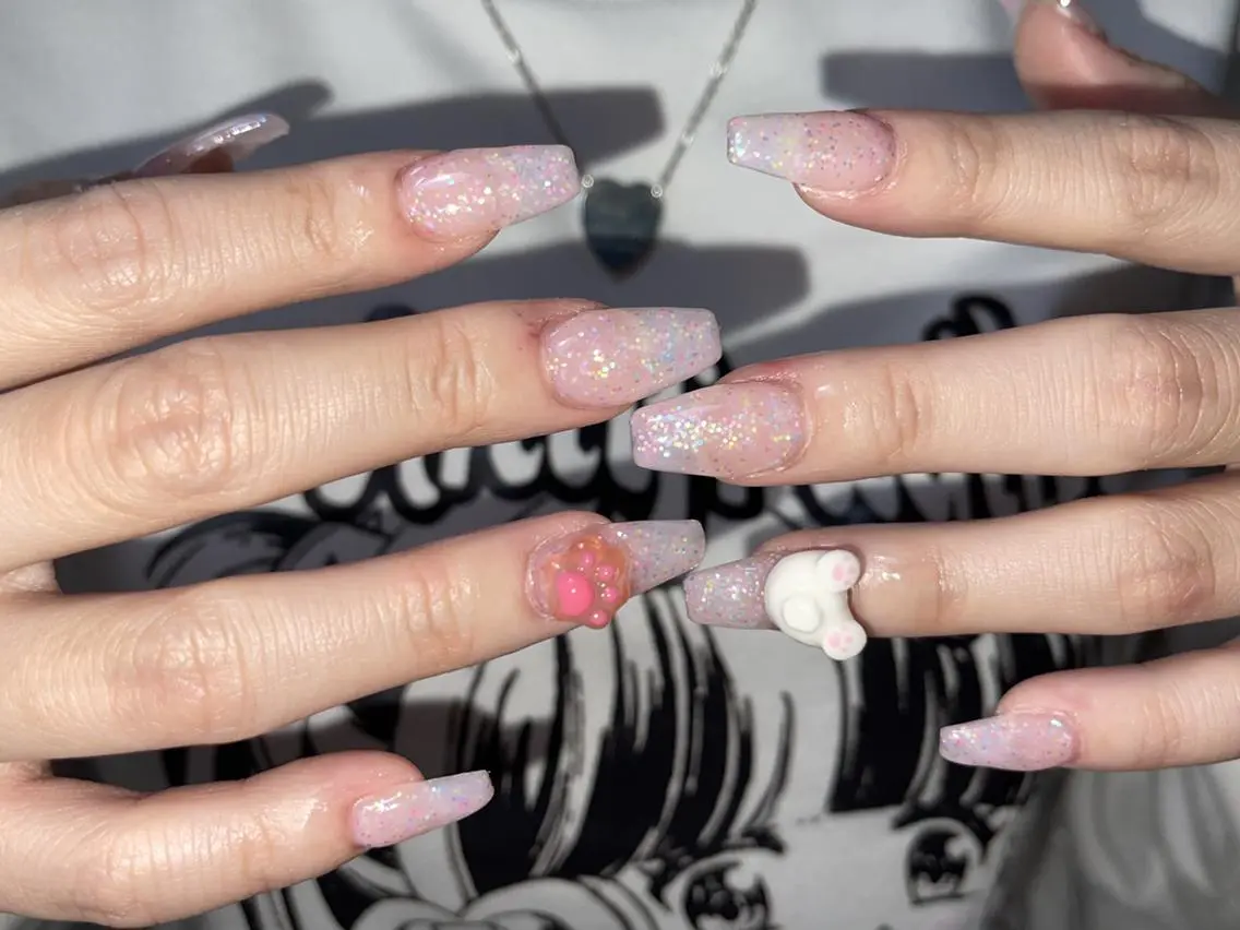 ネイル ハンドネイル na🎀🎀na ちゅるちゅるのネイルデザイン