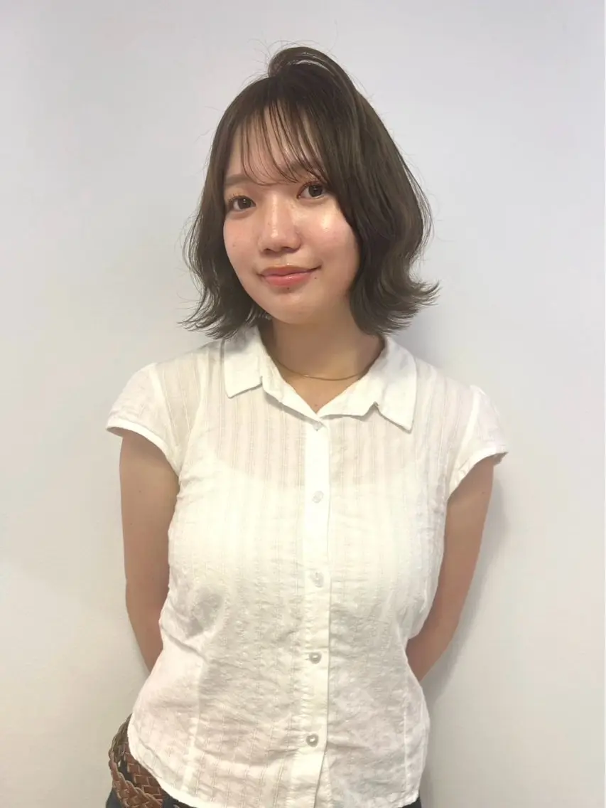 ショート カット ヘアカラー 透明感カラー/韓国風 /moa🎀のヘアスタイル