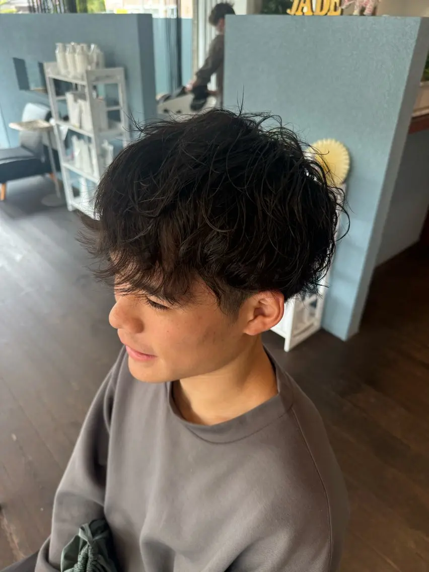 パーマ メンズ 羽田 彩晶のヘアスタイル