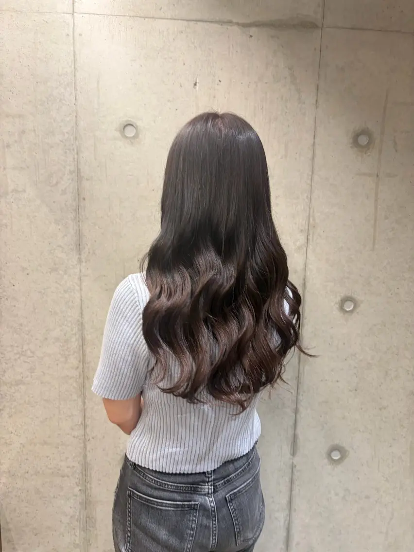 ロング 中尾 妃萌那のヘアスタイル