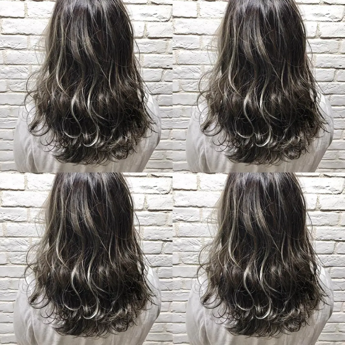 セミロング カラー UMEDA FIGAROのヘアスタイル