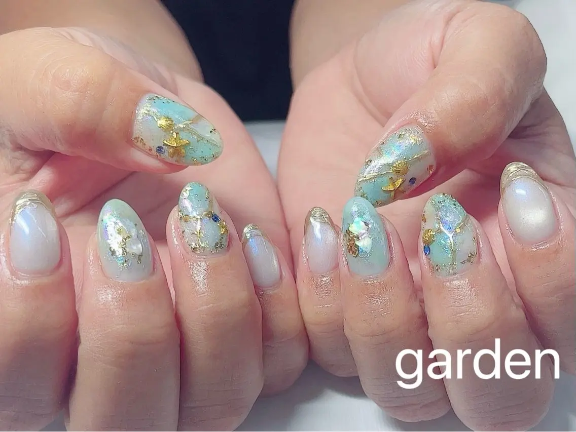 ネイル ハンドネイル ハンドケア garden西川田店 所のネイルデザイン